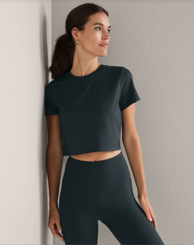 Serene Cropped Short Sleeve