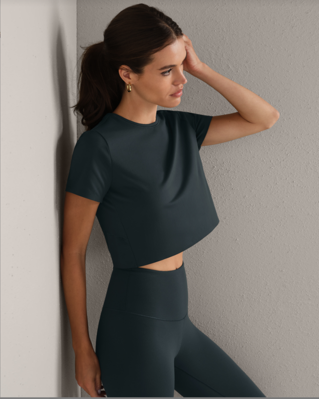 Serene Cropped Short Sleeve