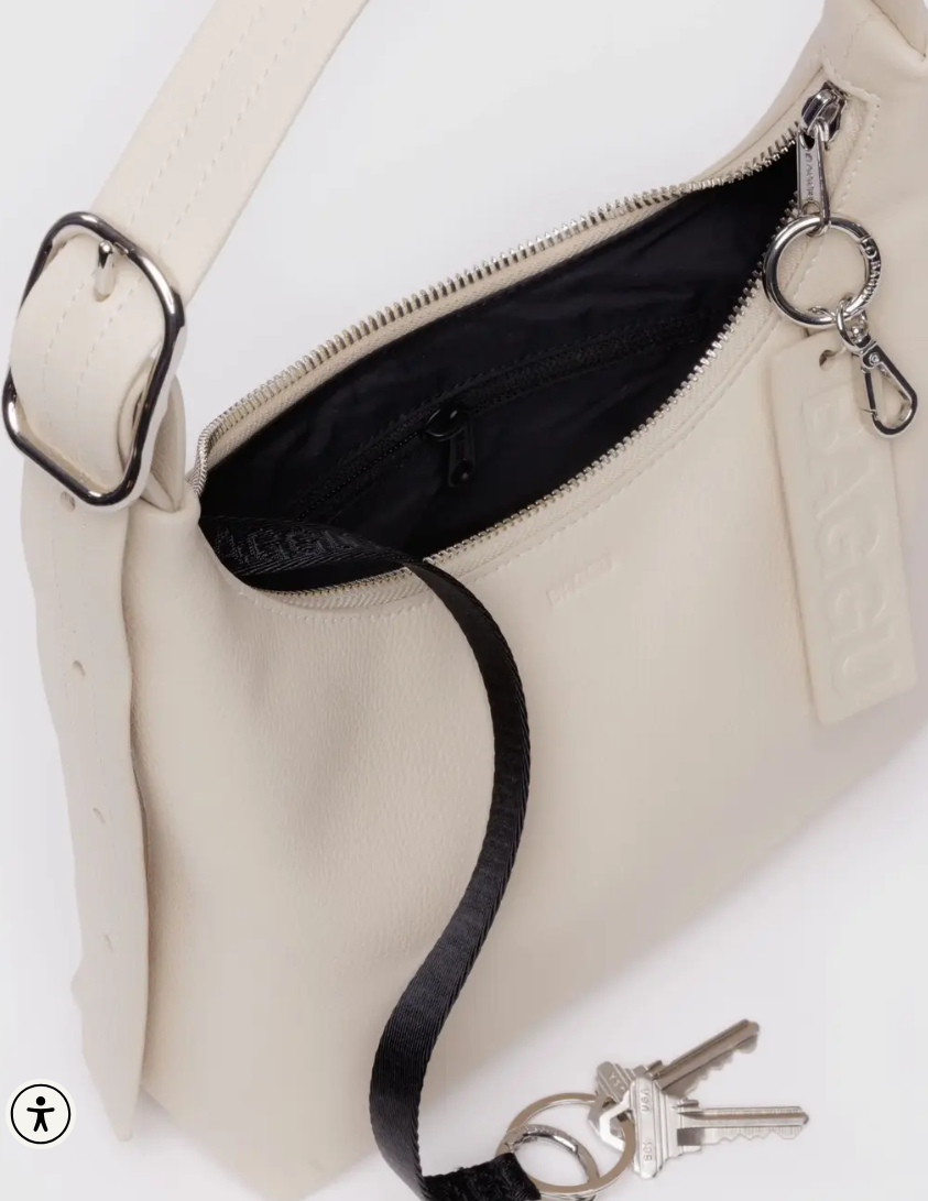 Baggu Mini Recycled Leather Shoulder Bag