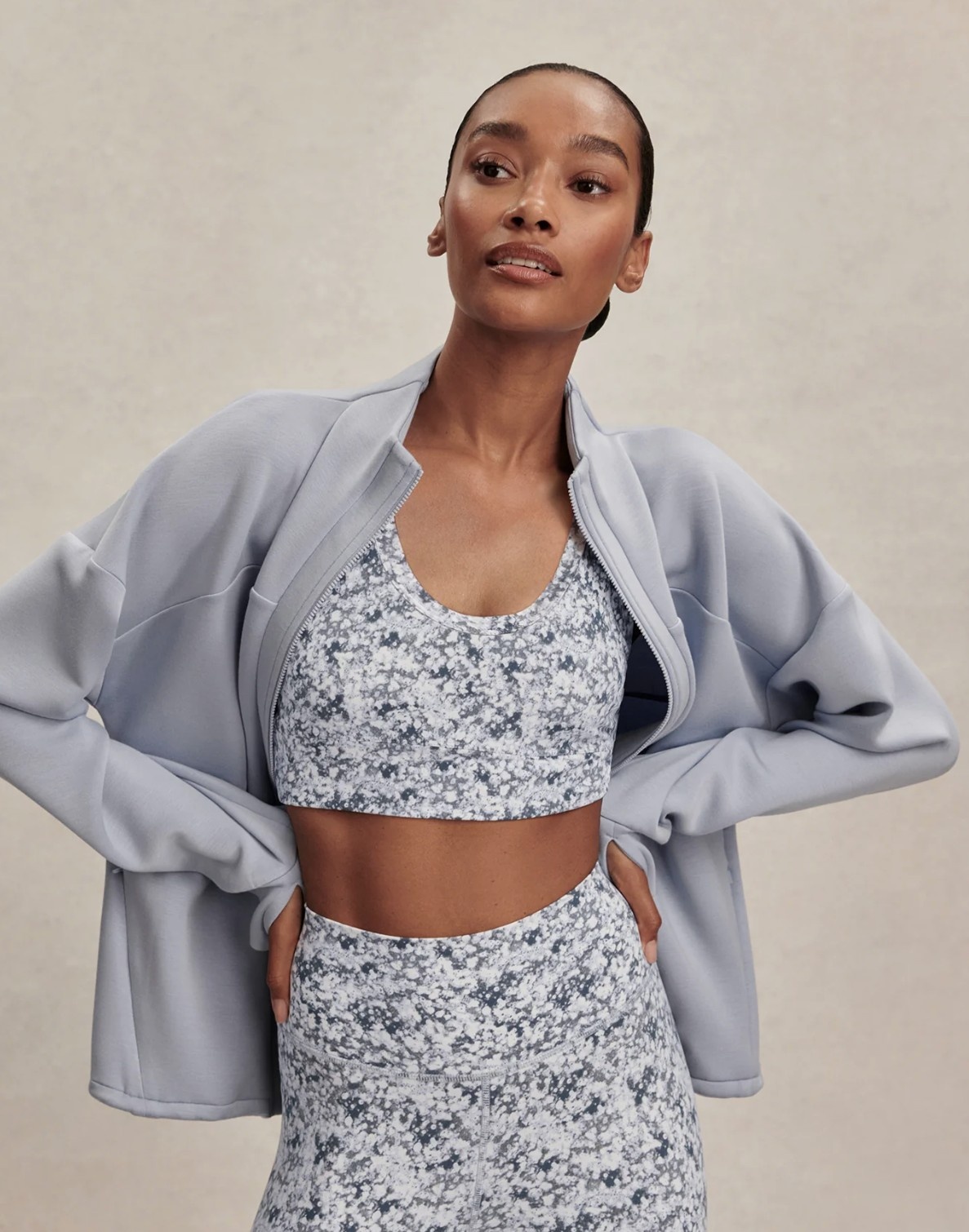 Varley Tayah Zip Through Midlayer