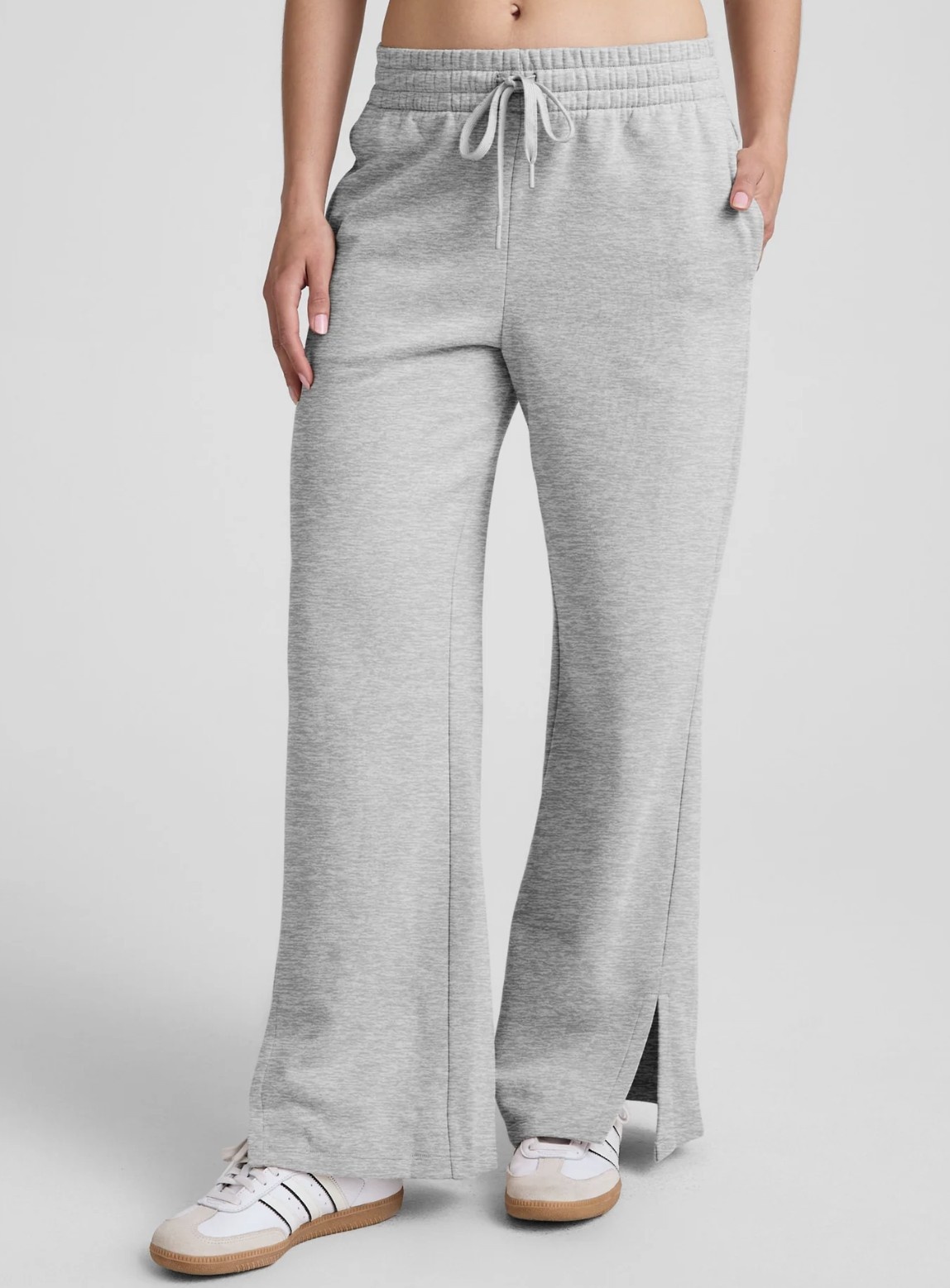 Beyond Yoga LuxeFleece Side Slit Wide Leg Pant
