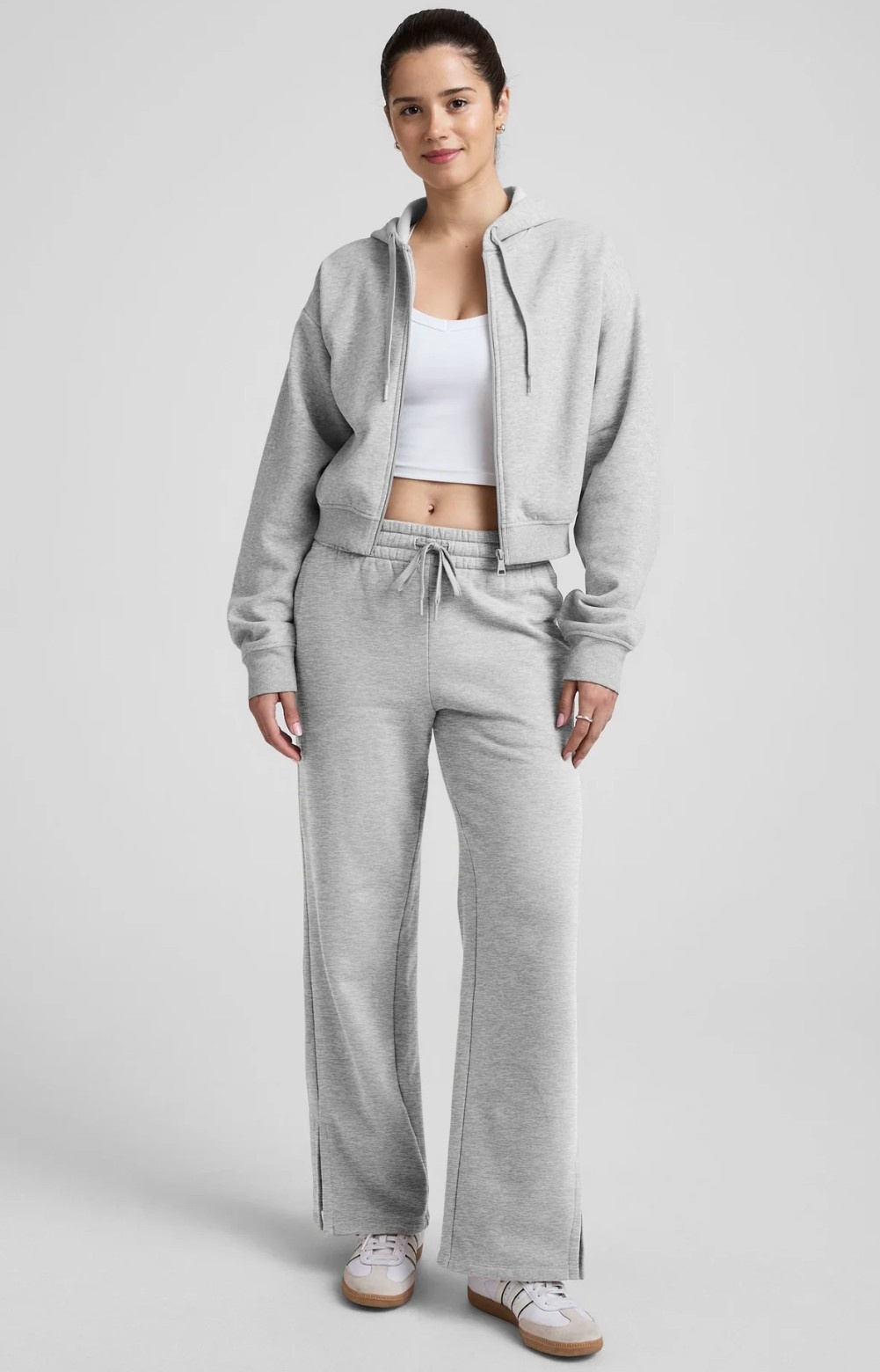 Beyond Yoga LuxeFleece Side Slit Wide Leg Pant