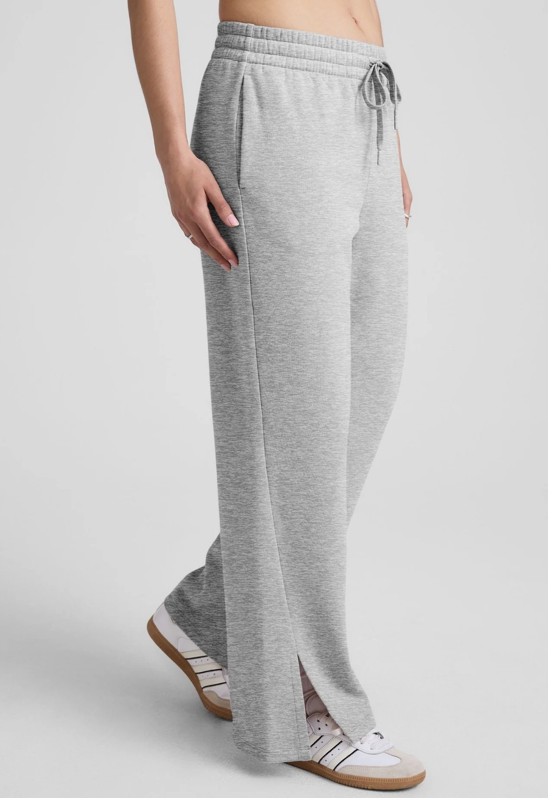 Beyond Yoga LuxeFleece Side Slit Wide Leg Pant