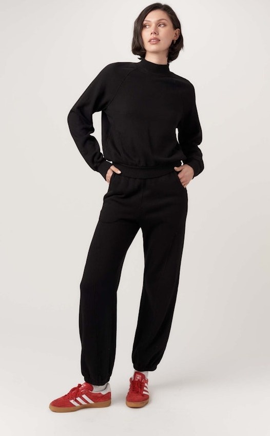 Project Social T Time To Chill Seamed Mock Neck