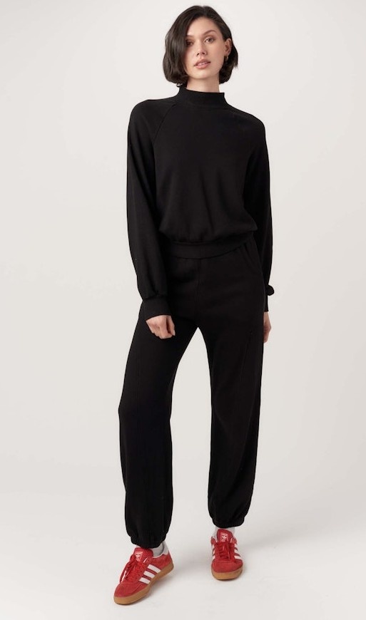 Project Social T Time To Chill Seamed Mock Neck