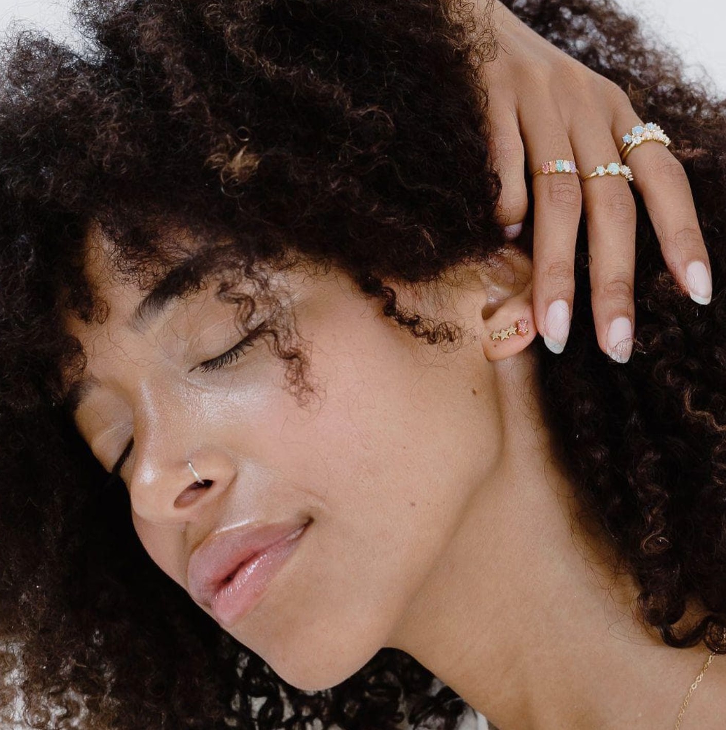 Adorn512 Triple Star Stud