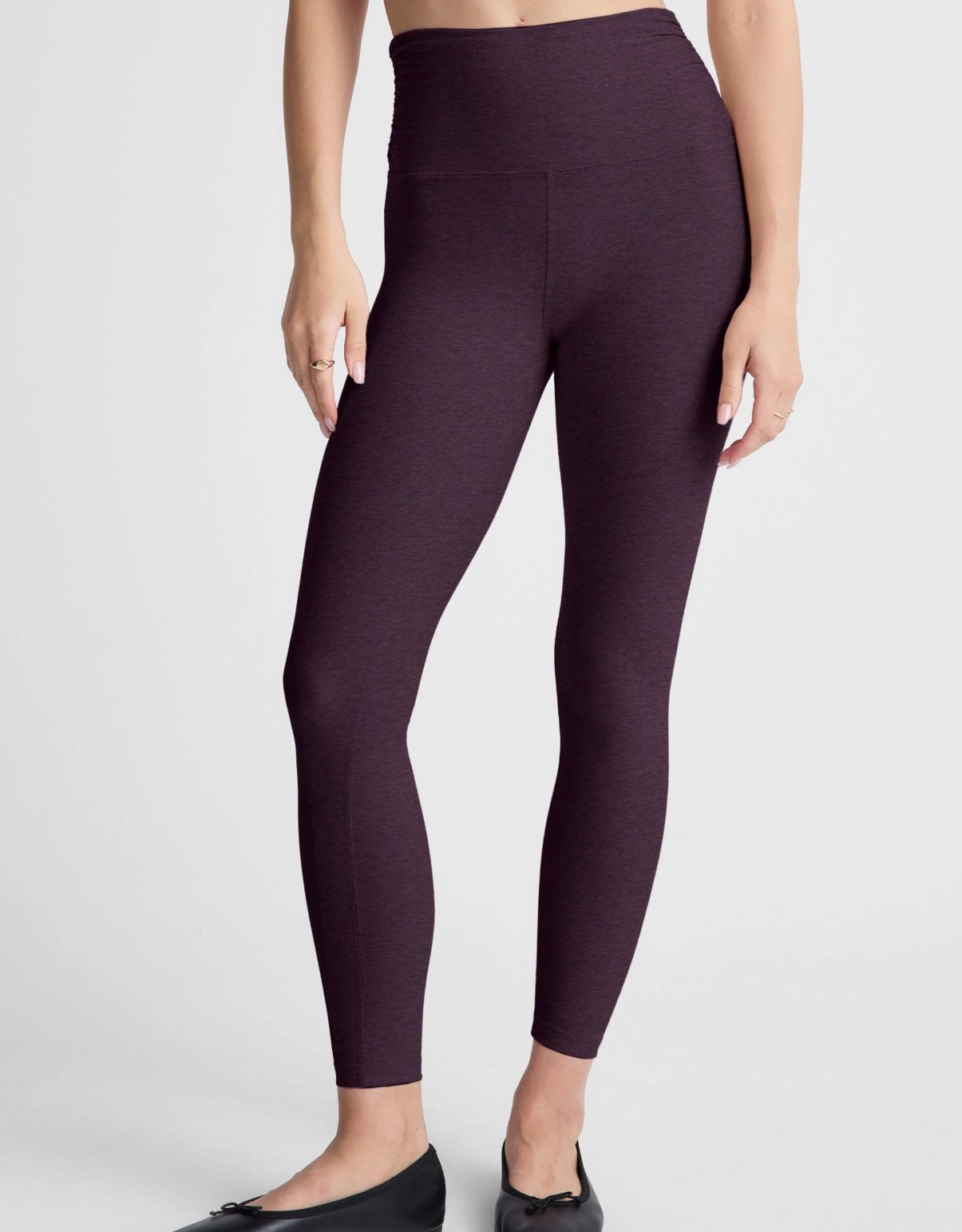 Beyond Yoga Spacedye Raise The Barre Shirred Legging