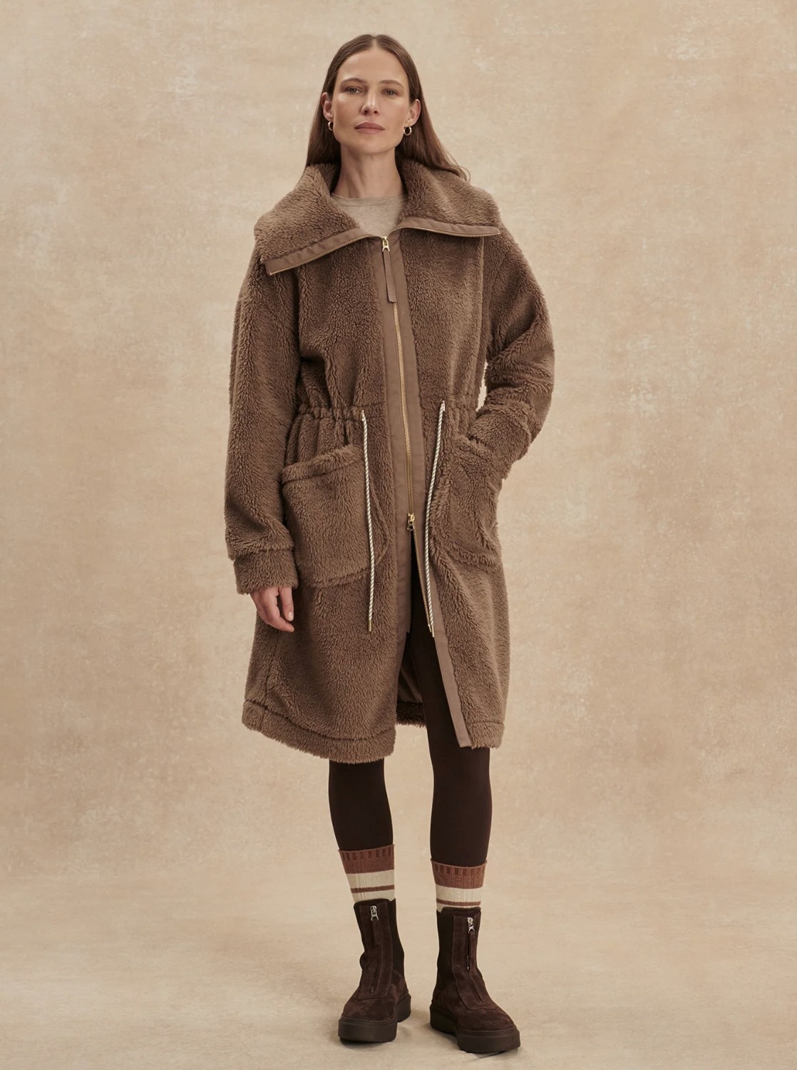 Varley Logan Sherpa Coat
