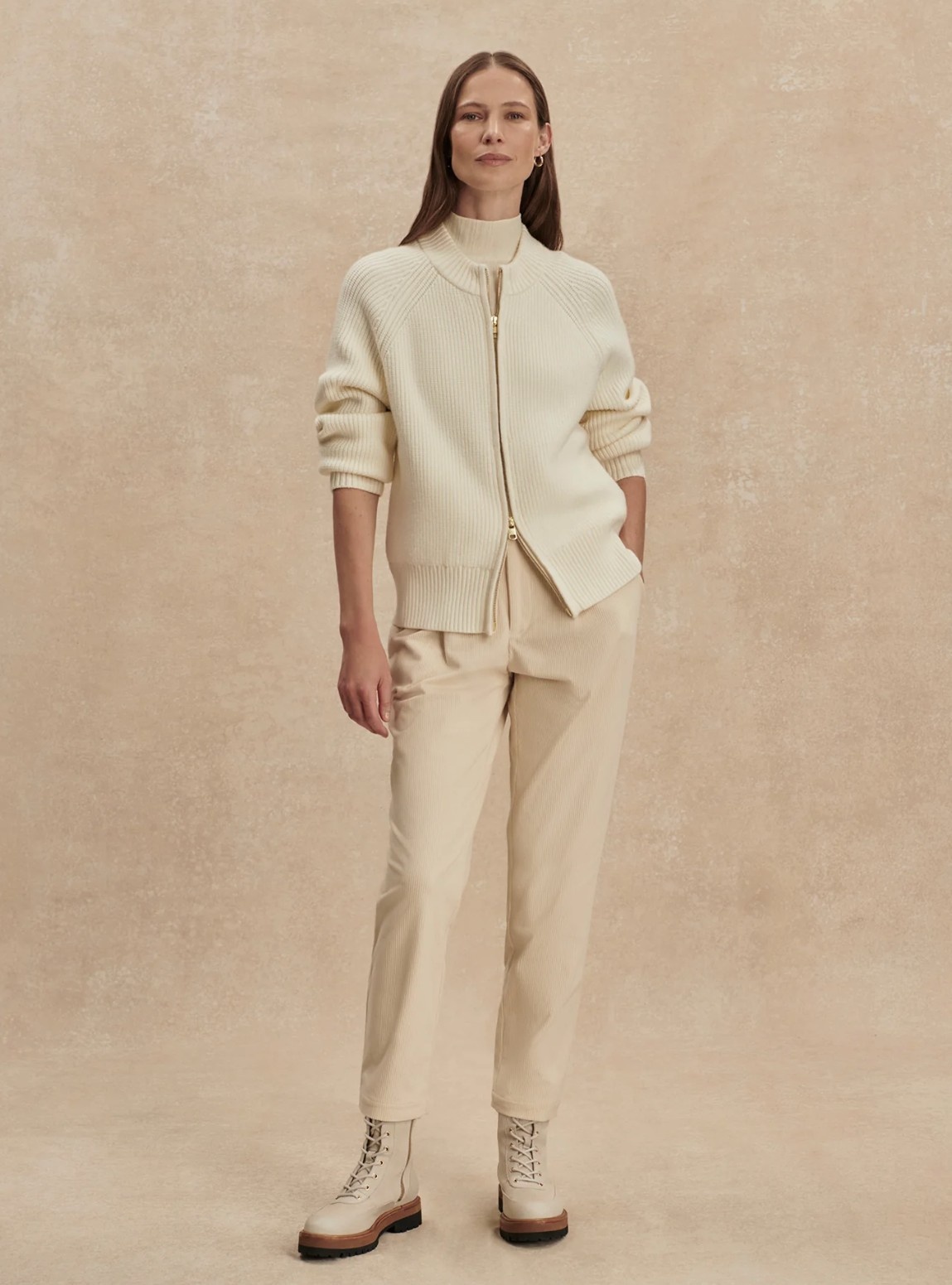 Varley Milo Zip-Through Knit Jacket