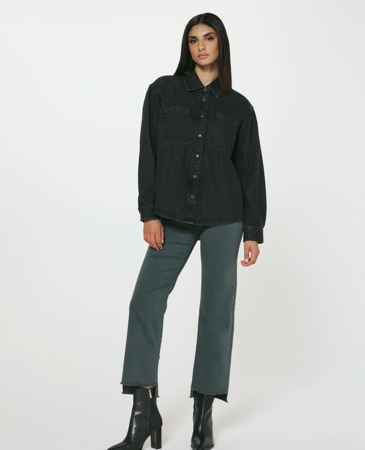 7 Diamonds Gianna Denim Shirt