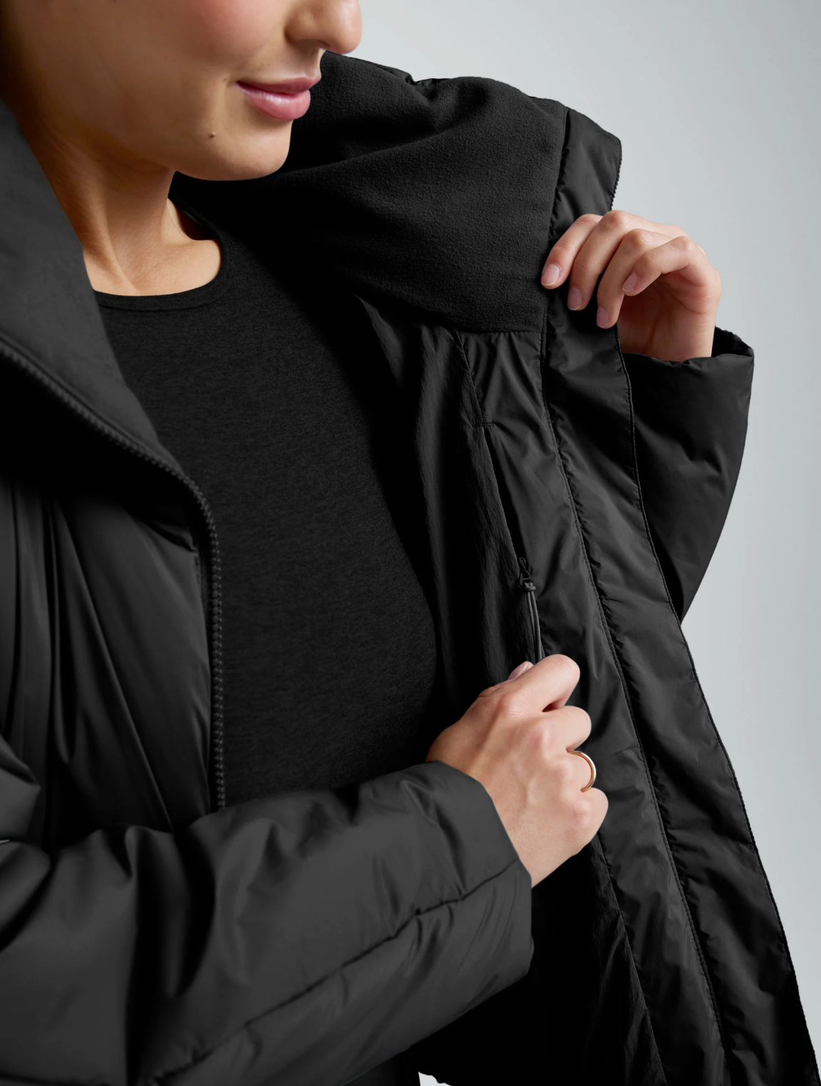 Beyond Yoga Warm Up Puffer Jacket