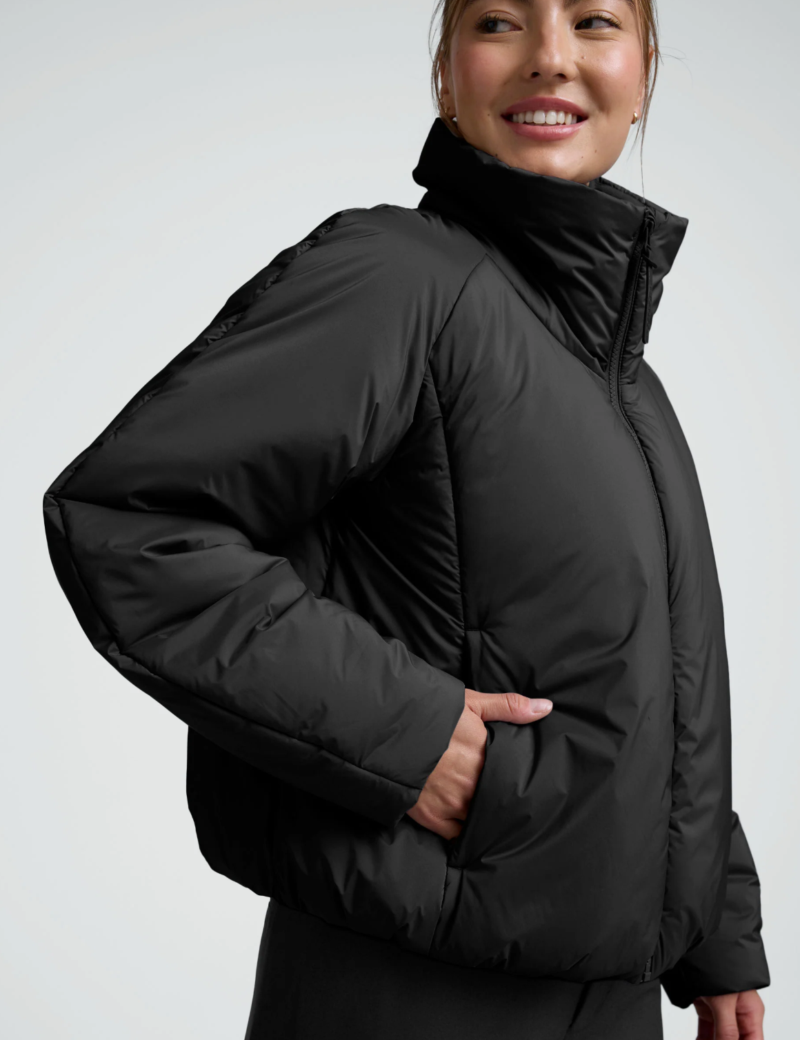 Beyond Yoga Warm Up Puffer Jacket