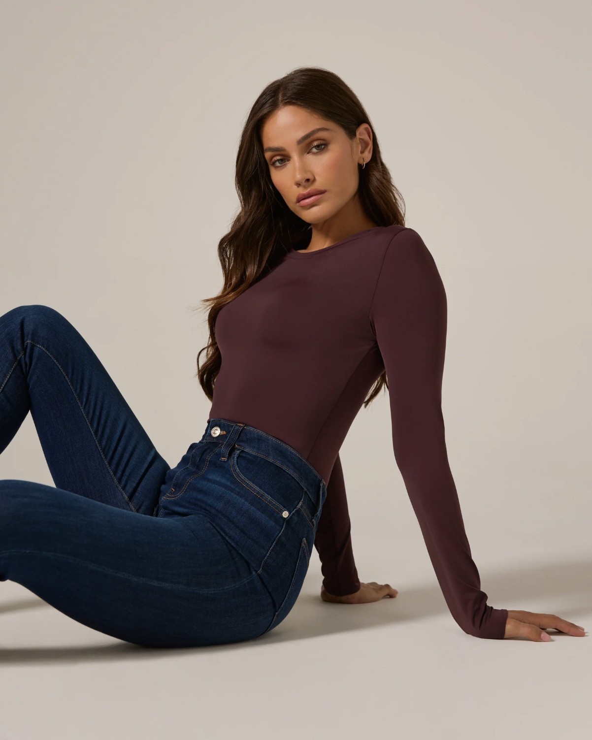 7 Diamonds Sleek Long Sleeve Bodysuit