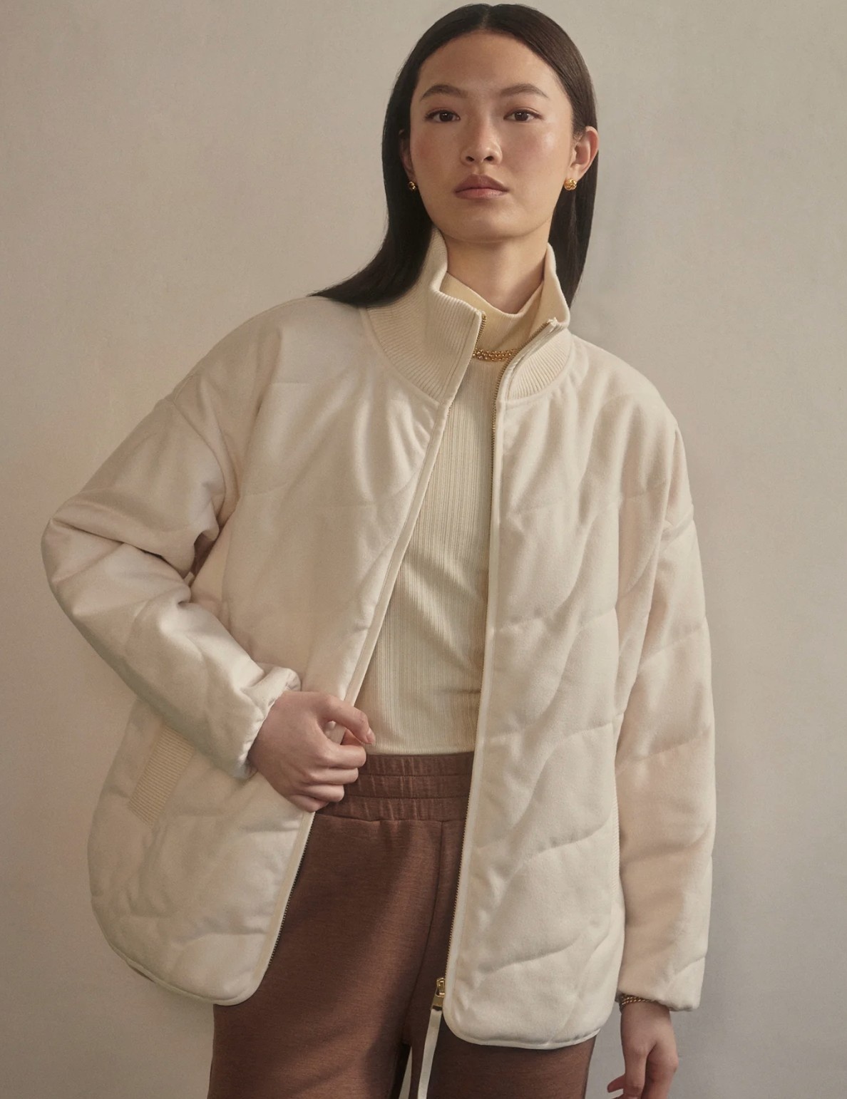 Varley Libby Plush Quilt Jacket