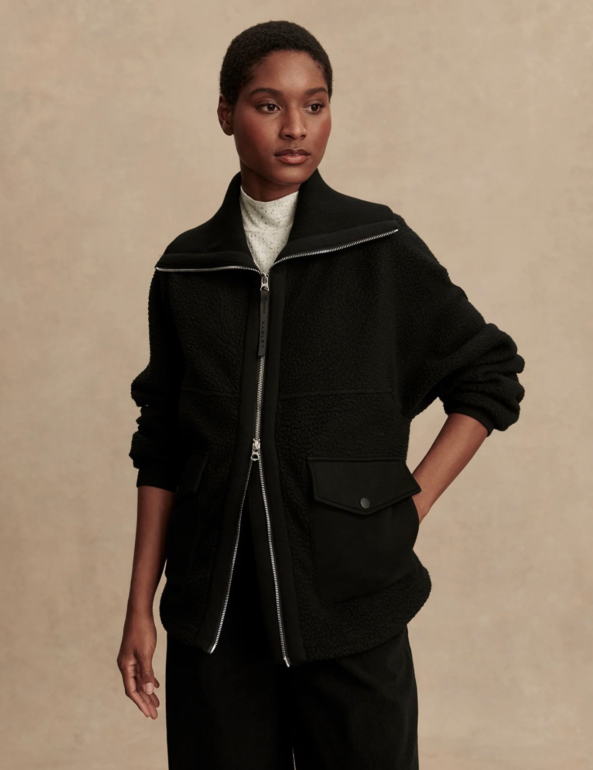 Varley Eleanor Patch Pocket Fleece