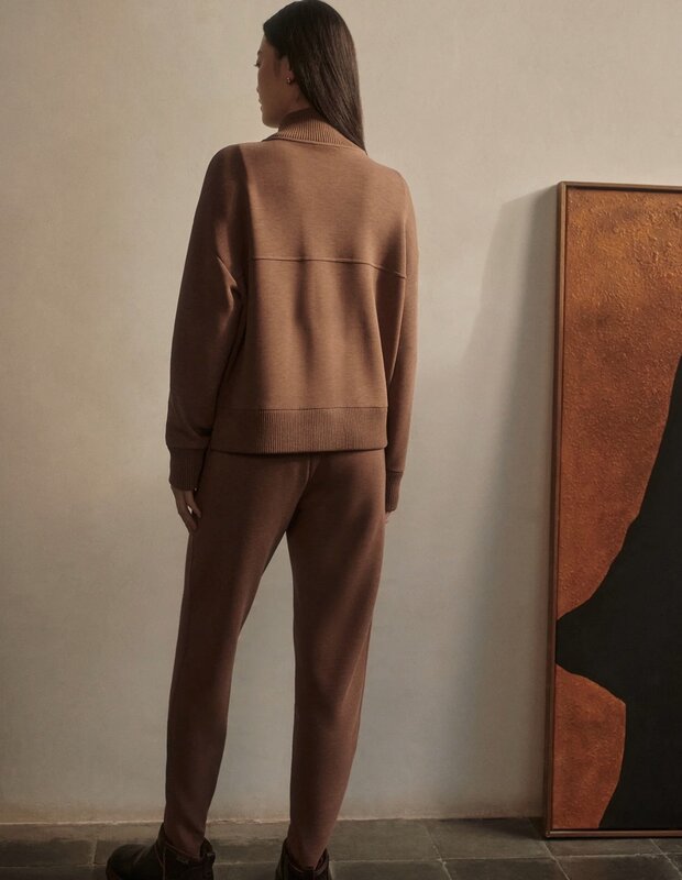 Varley Sabrina Button Through Sweat