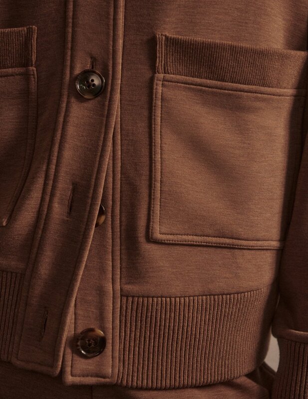 Varley Sabrina Button Through Sweat