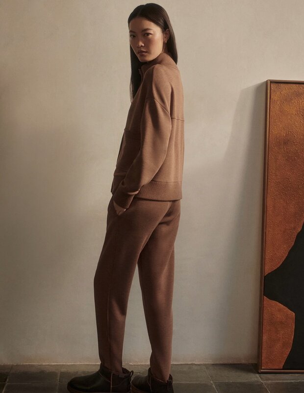 Varley Sabrina Button Through Sweat