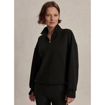 Varley Sian Cropped Half Zip Midlayer