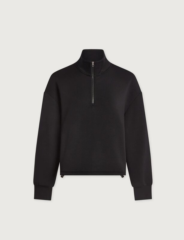 Varley Sian Cropped Half Zip Midlayer