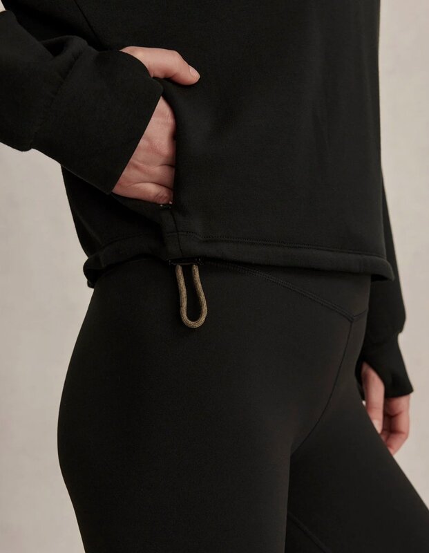 Varley Sian Cropped Half Zip Midlayer