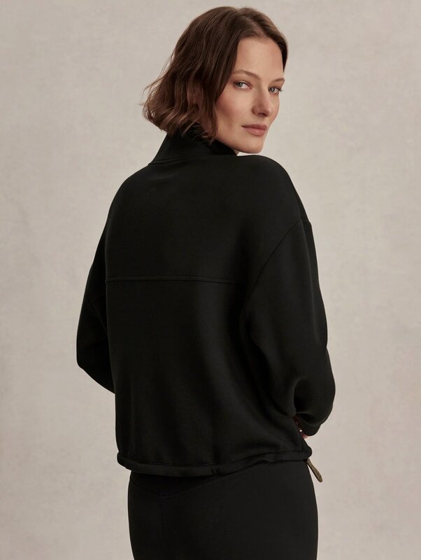 Varley Sian Cropped Half Zip Midlayer
