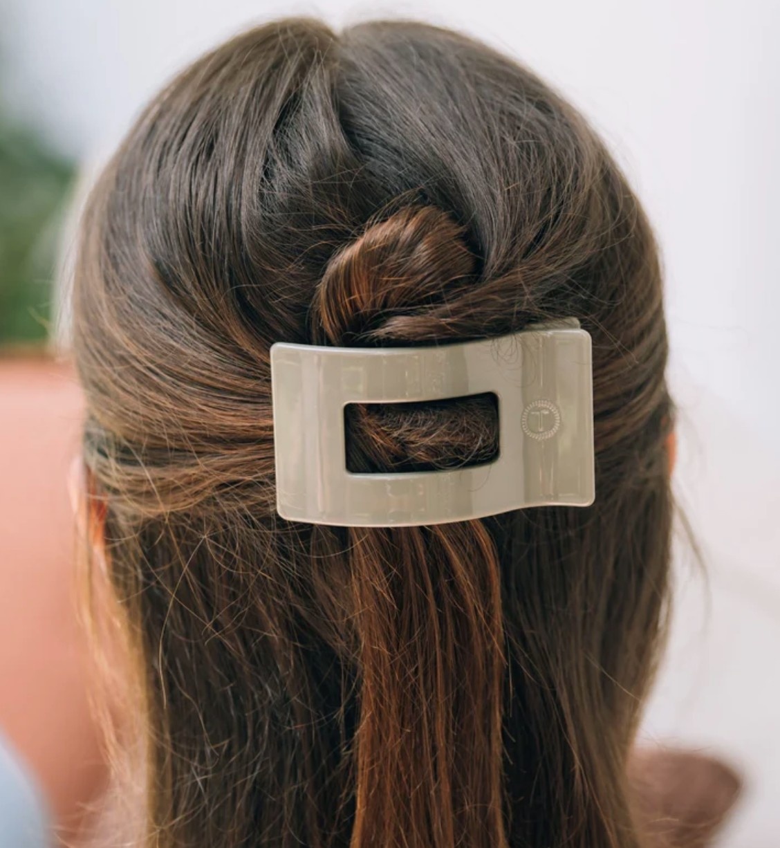 Teleties Sage It Ain’t So Small Flat Rectangle Hair Clip