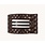 Teleties Truly Taupe Quilted Small Flat Rectangle Hair Clip