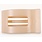Teleties Almond Beige Large Flat Rectangle Hair Clip