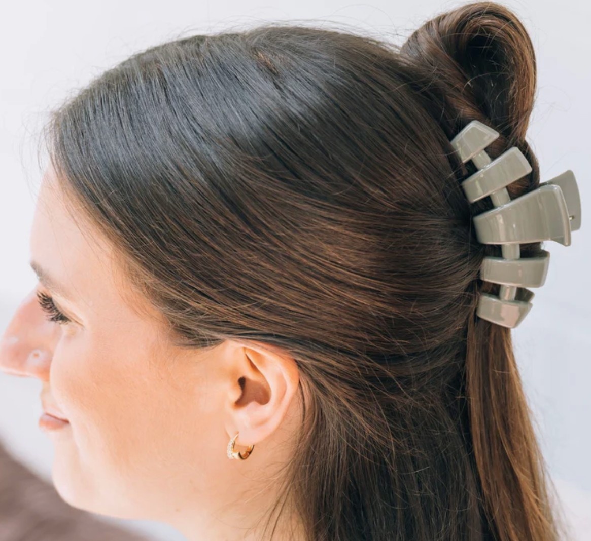 Teleties Classic Sage It Ain’t So Medium Hair Clip