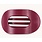 Teleties Wild Side Large Flat Round Hair Clip