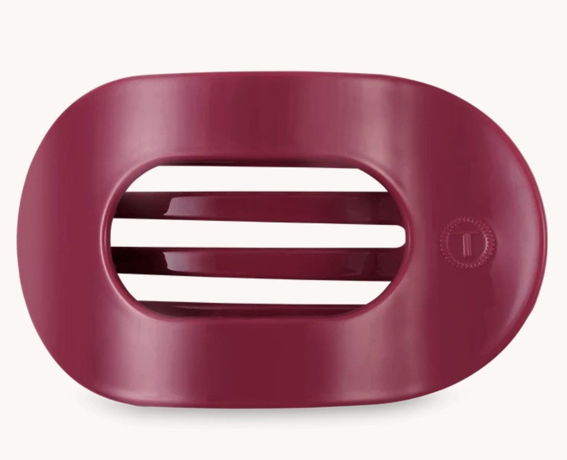 Teleties Wild Side Large Flat Round Hair Clip