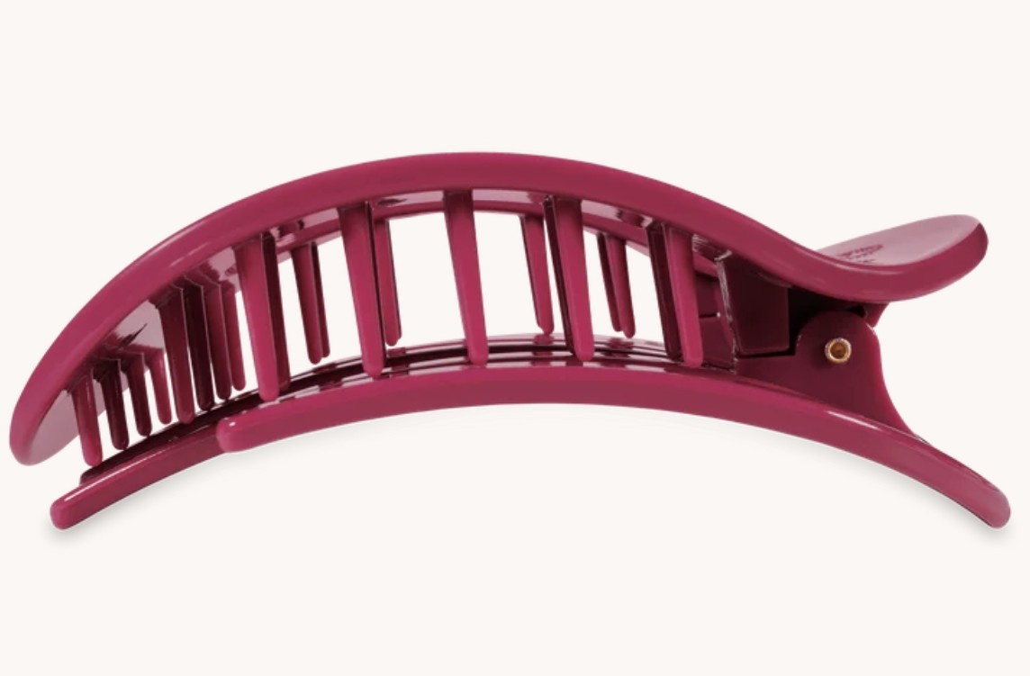 Teleties Wild Side Large Flat Round Hair Clip