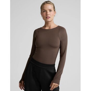 Beyond Yoga Serene Boatneck Bodysuit