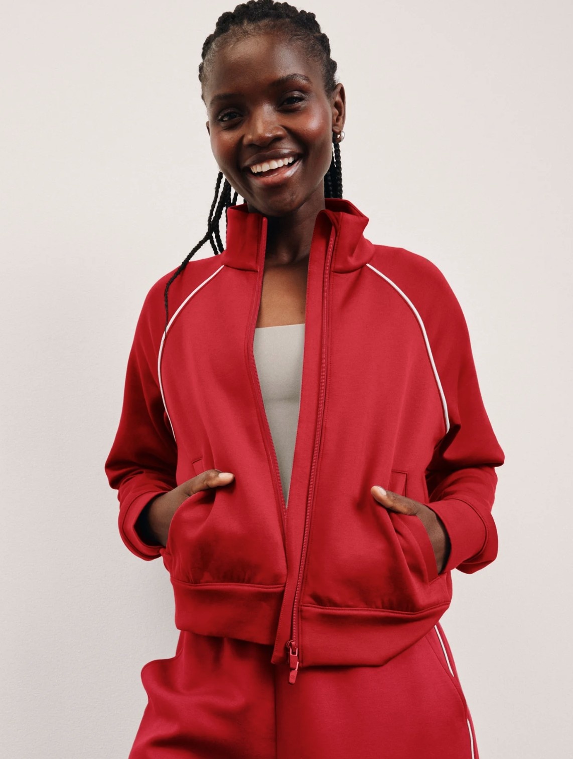 Beyond Yoga In The Flow Bomber Jacket