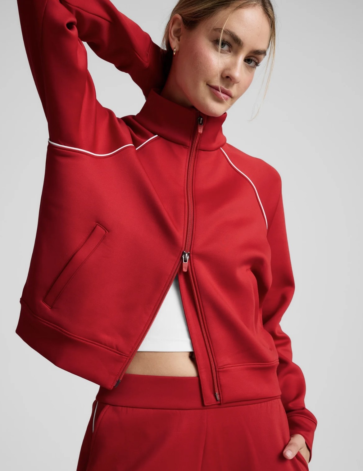 Beyond Yoga In The Flow Bomber Jacket