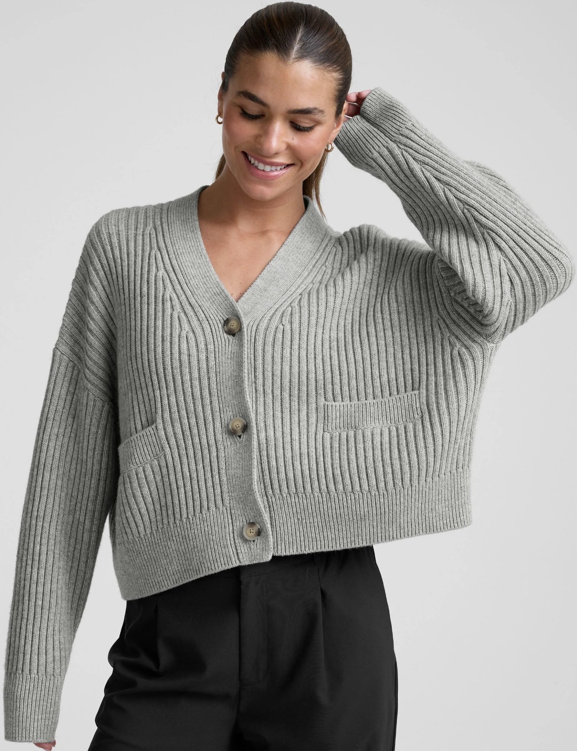 Beyond Yoga Wool Blend Cardigan
