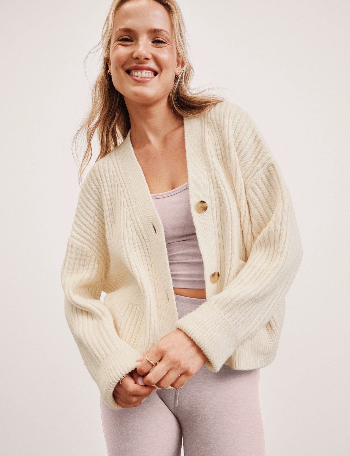 Beyond Yoga Wool Blend Cardigan