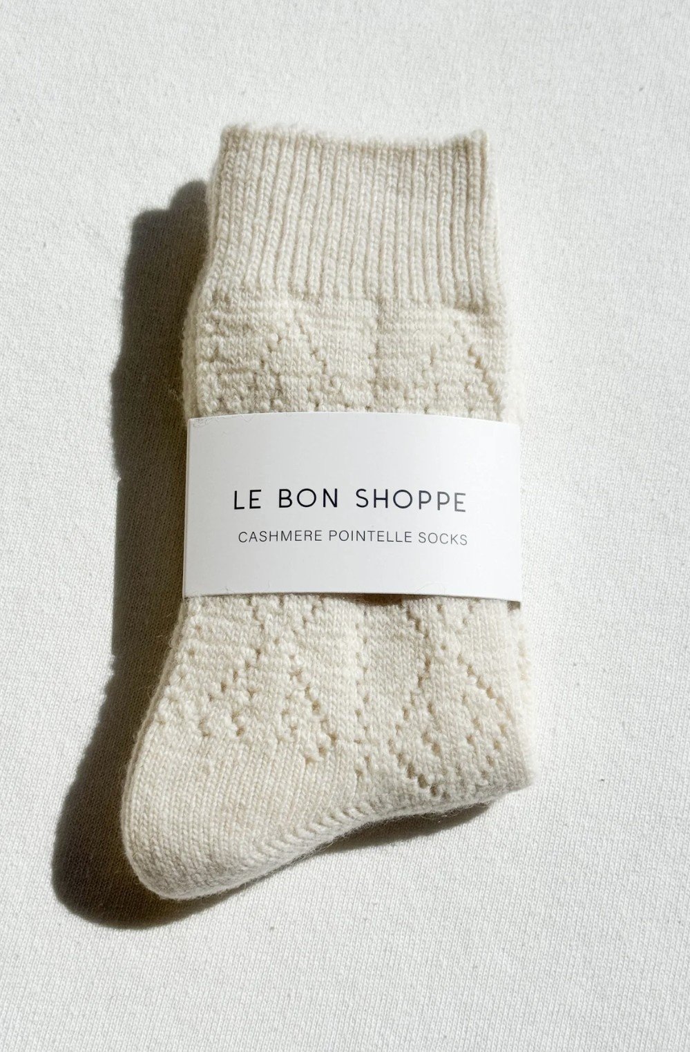 Le Bon Shoppe Cashmere Pointelle Socks