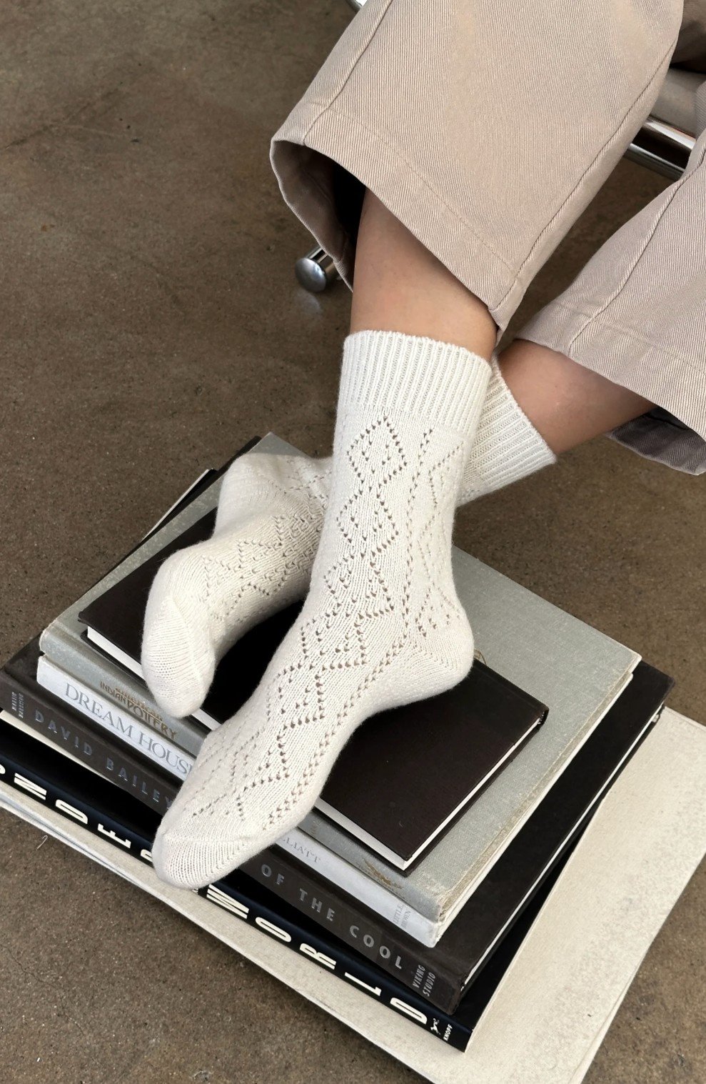 Le Bon Shoppe Cashmere Pointelle Socks