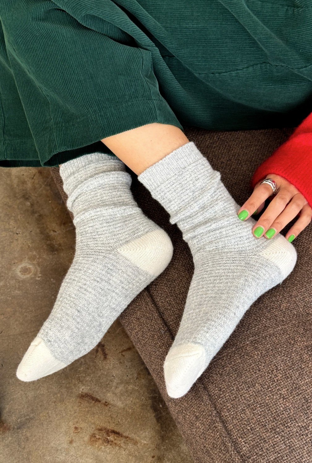 Le Bon Shoppe Wool Waffled Socks