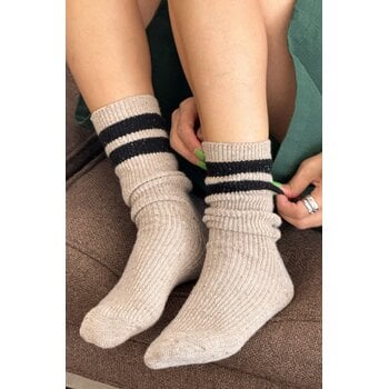 Le Bon Shoppe Snow Varsity Socks