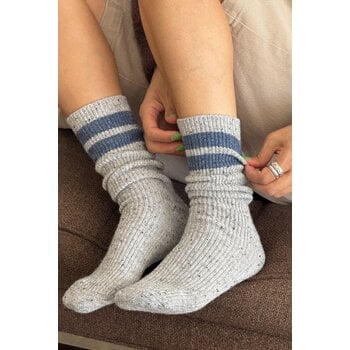 Le Bon Shoppe Snow Varsity Socks