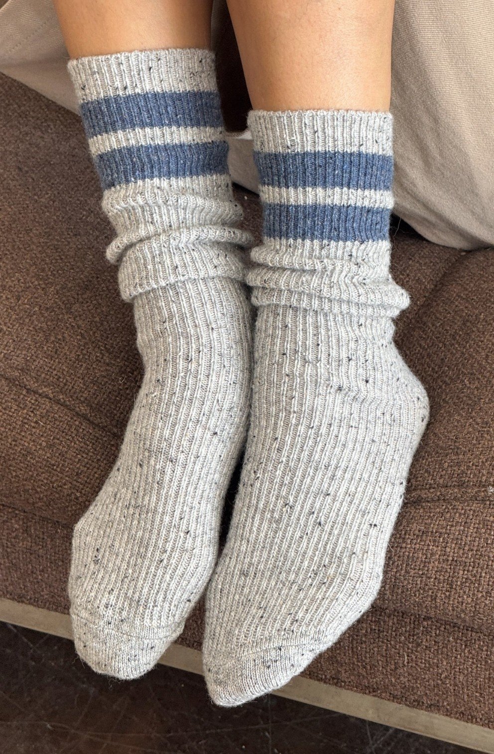 Le Bon Shoppe Snow Varsity Socks