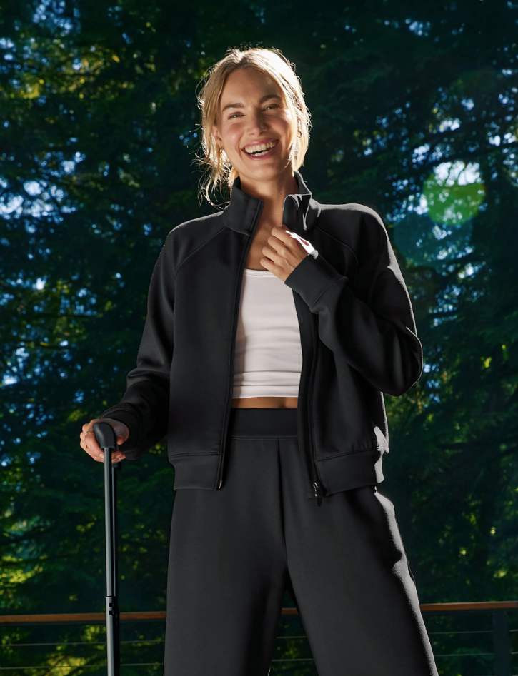 Beyond Yoga In The Flow Bomber Jacket