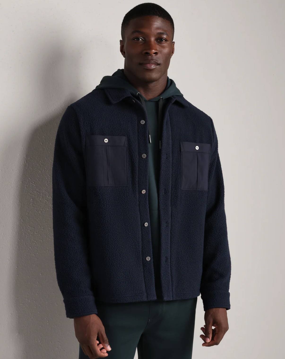 Rhone Fairbanks Fleece Shacket