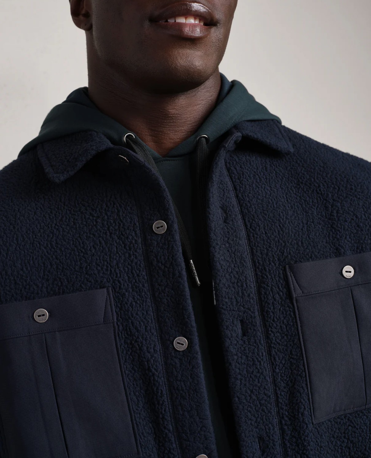 Rhone Fairbanks Fleece Shacket