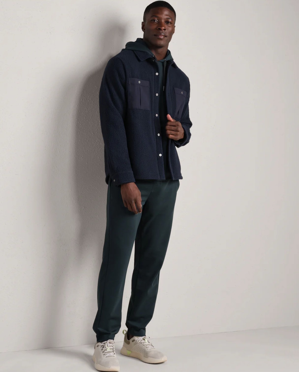 Rhone Fairbanks Fleece Shacket