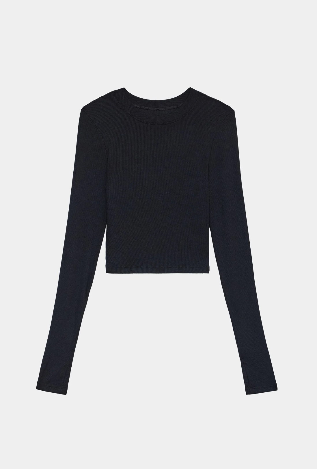 Splits59 Louise Rib Long Sleeve Crop