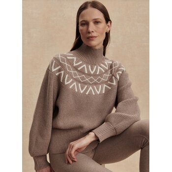 Varley Marcie Fairisle Yoke Knit